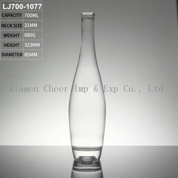 Super Flint Glass Bottles With Cork