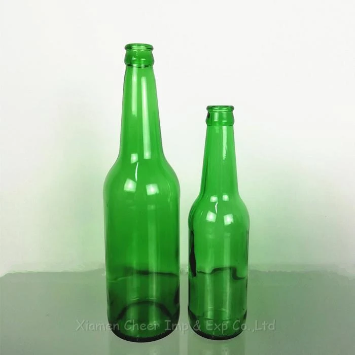 High Quality Green Glass Beer Bottles