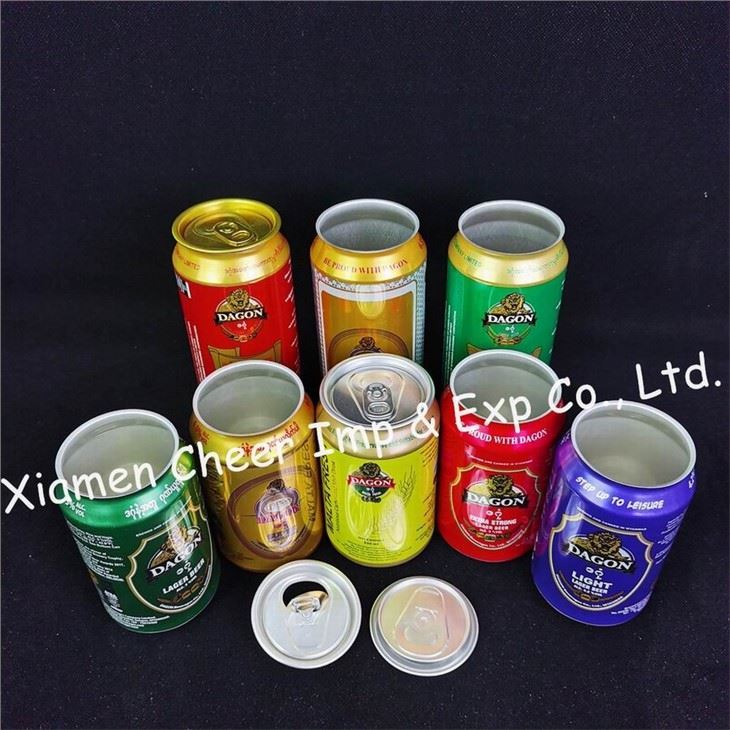 330ml Aluminium Beer Can Red Color Printing