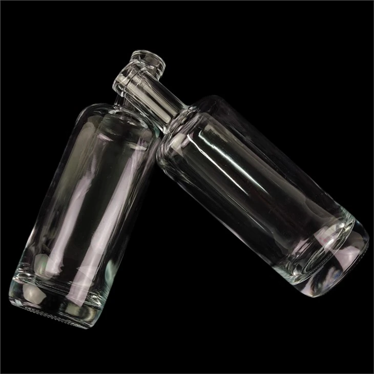 High Quality Crystal Clear Liquor Bottle Whiskey Vodka Bottle