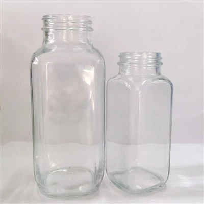 Customize Glass Beverage Bottle Drink Bottle Juice Bottle