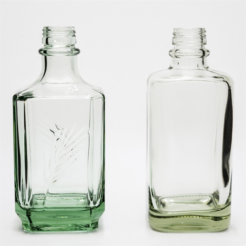 500ml Customized Square Glass Bottle