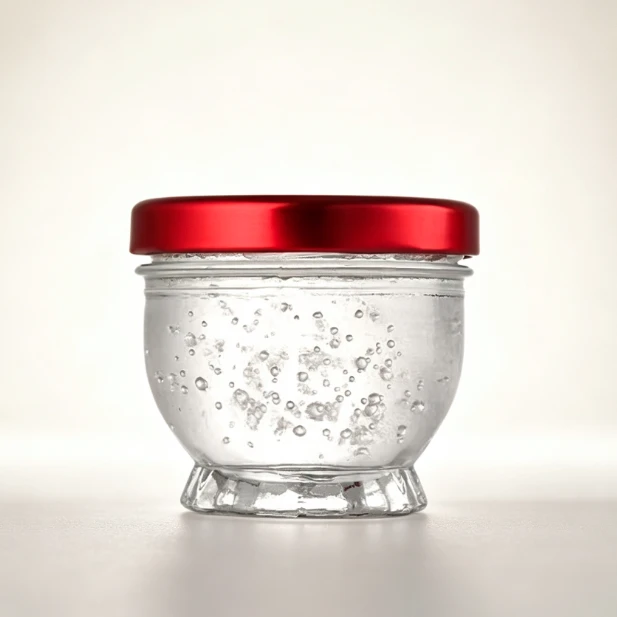 50ml Lotus‑Base Bird's Nest Glass Jar