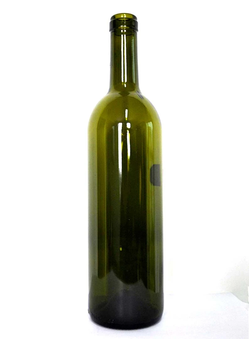 Dark‑Green Bordeaux Glass Wine Bottle