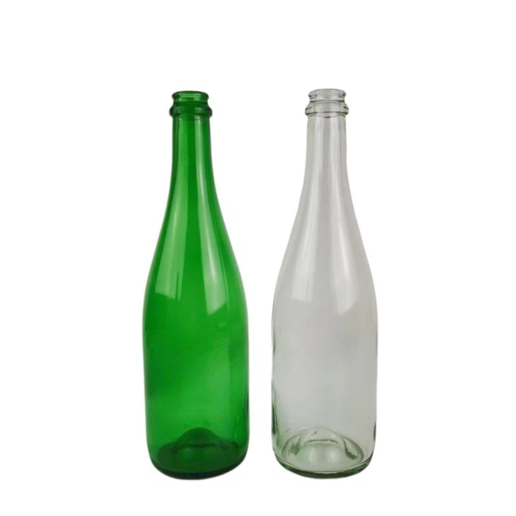 750ml Antique Green Glass Champagne Bottle – Export best