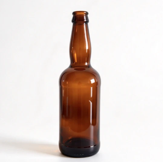 Classic Amber Beer Glass Bottle