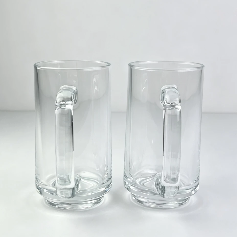 Clear Thick Glass Beer Mug