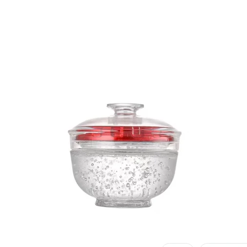 Bowl‑Shaped Clear Glass Bird Nest Jar