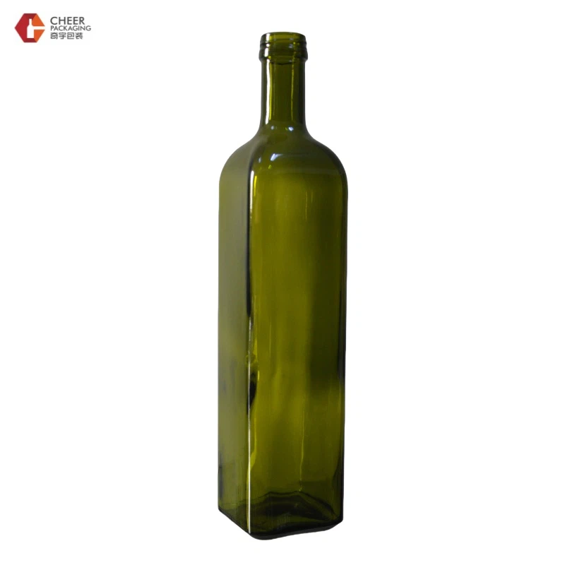 750ml Lead Free Square Oil Bottle