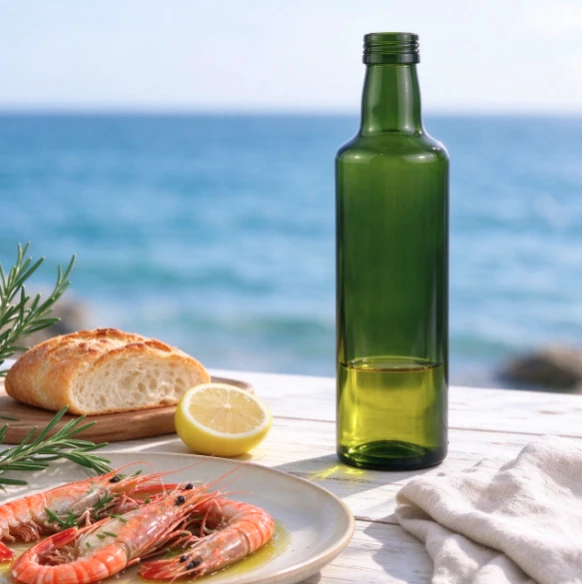 empty glass bottle for olive oil empty glass bottle for olive oil